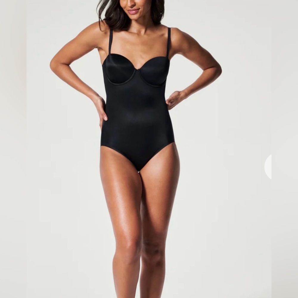 Spanx Black One-Piece Body Suit